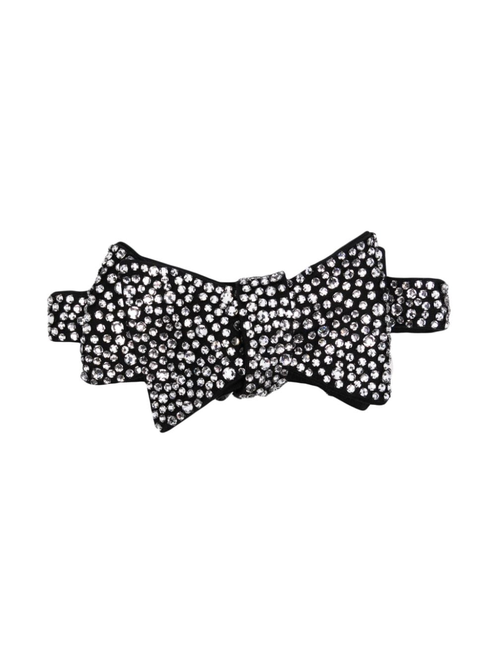 Stella McCartney crystal-embellished bow tie - Black von Stella McCartney