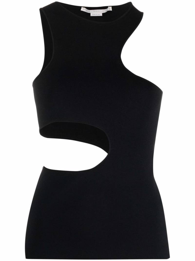 Stella McCartney cut-out tank top - Black von Stella McCartney