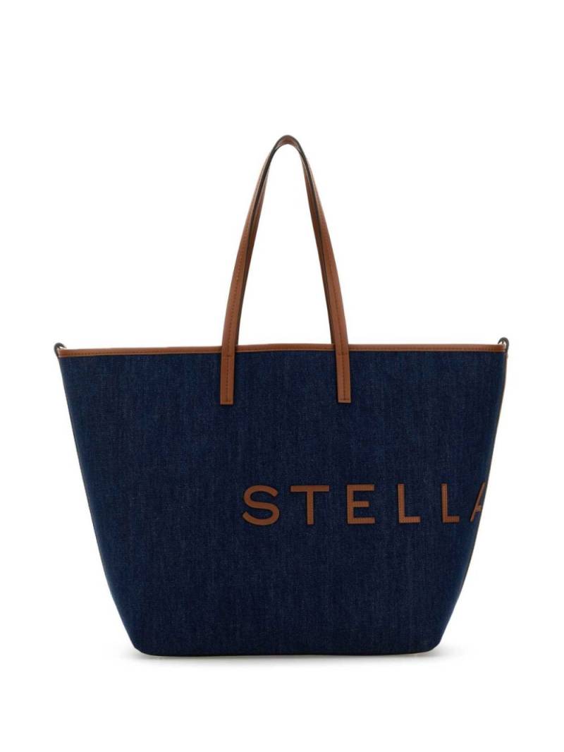 Stella McCartney denim tote bag - Blue von Stella McCartney