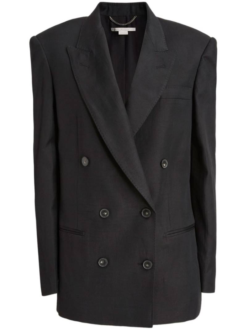 Stella McCartney double-breasted blazer - Black von Stella McCartney