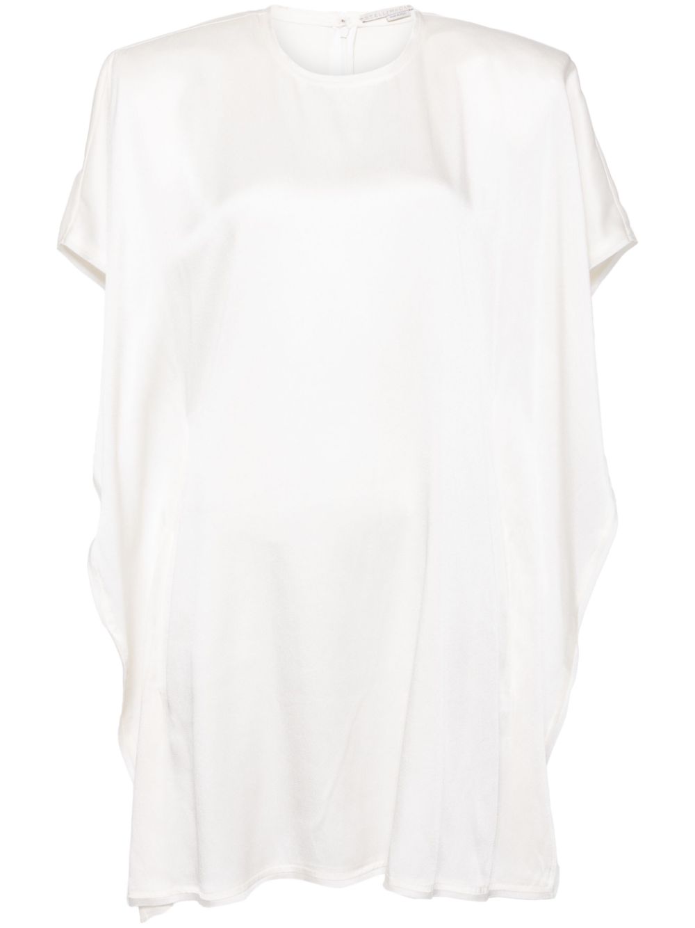 Stella McCartney drape sleeve mini dress - Neutrals von Stella McCartney