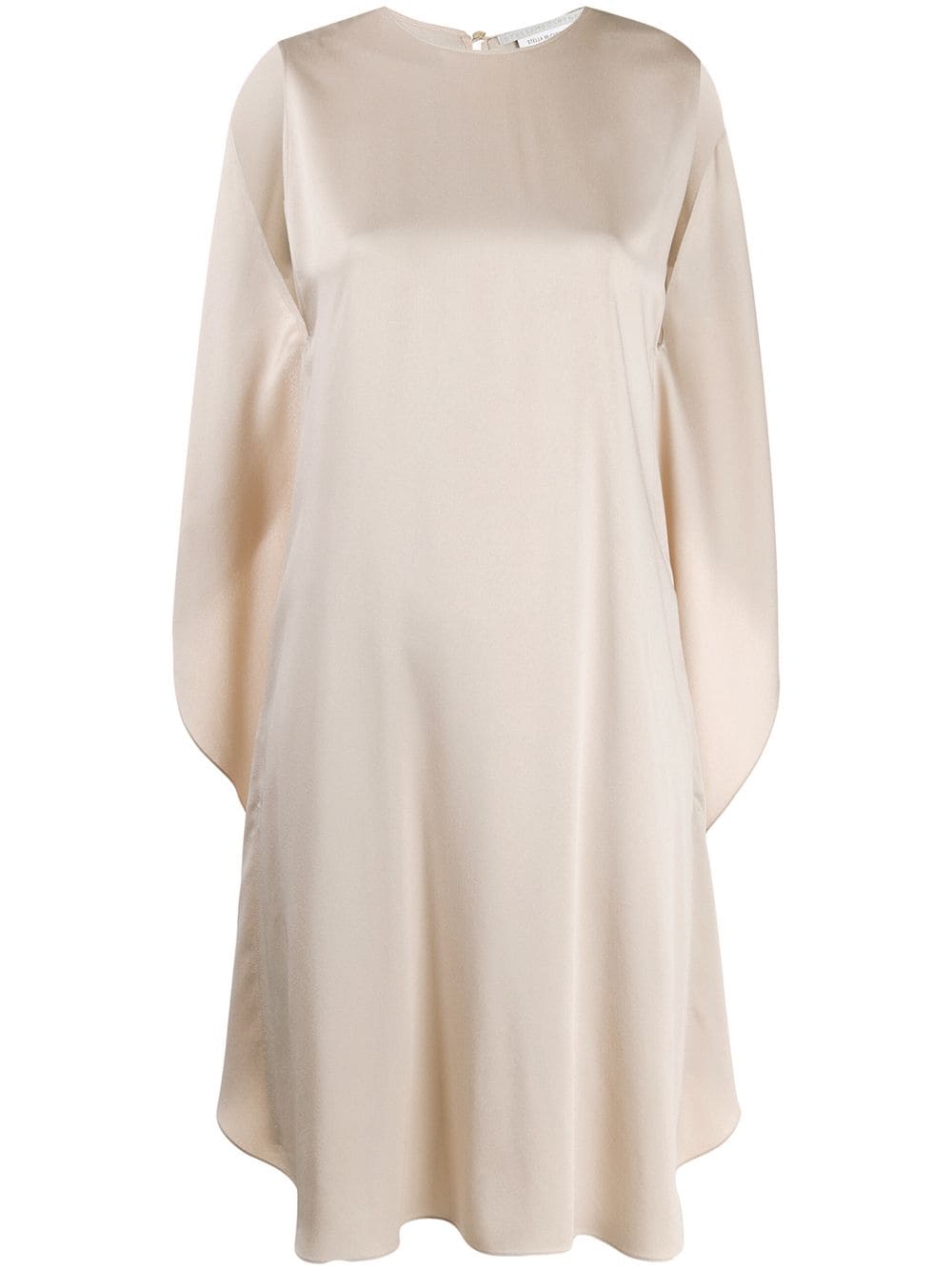 Stella McCartney draped-back sleeveless dress - Neutrals von Stella McCartney