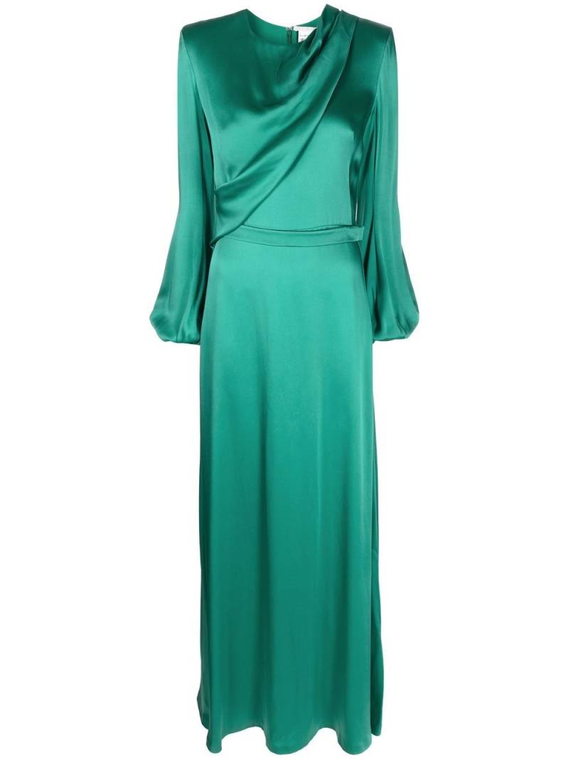 Stella McCartney draped silk maxi dress - Green von Stella McCartney