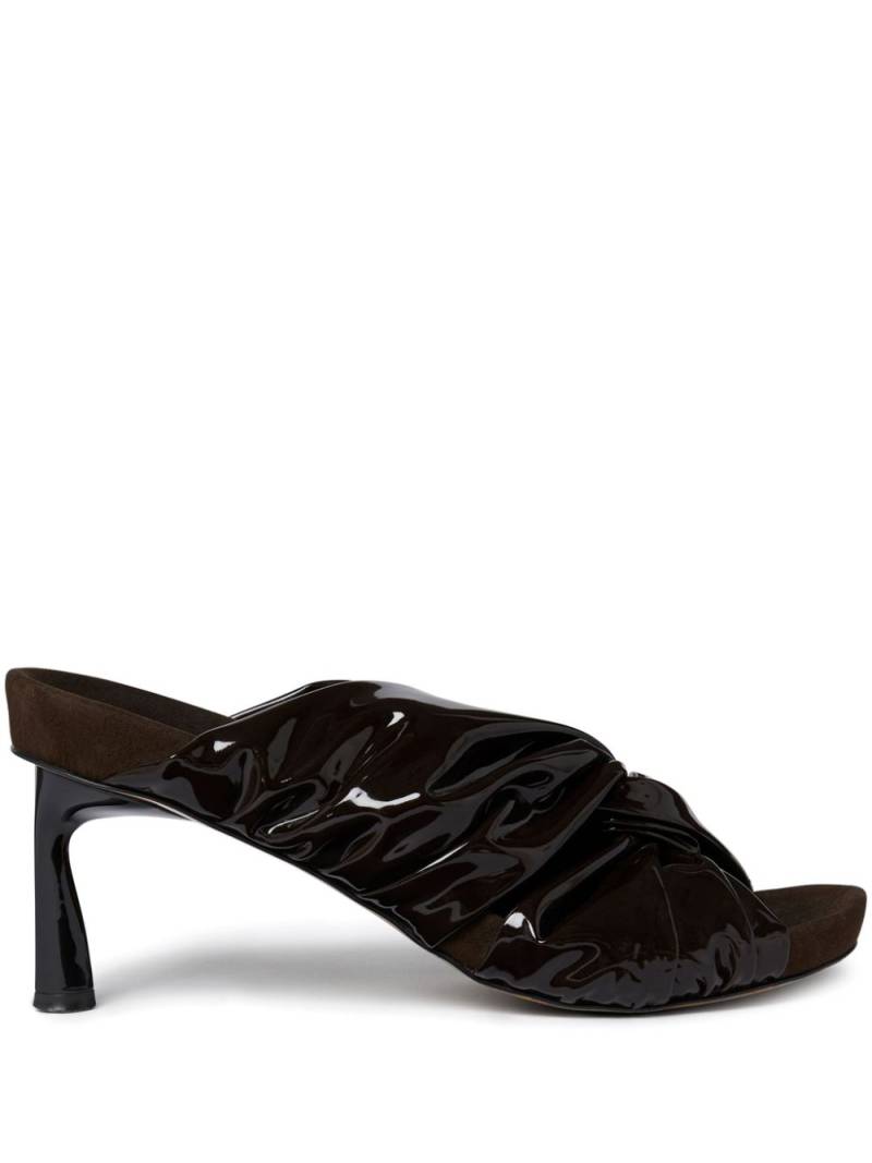 Stella McCartney faux-leather mules - Brown von Stella McCartney