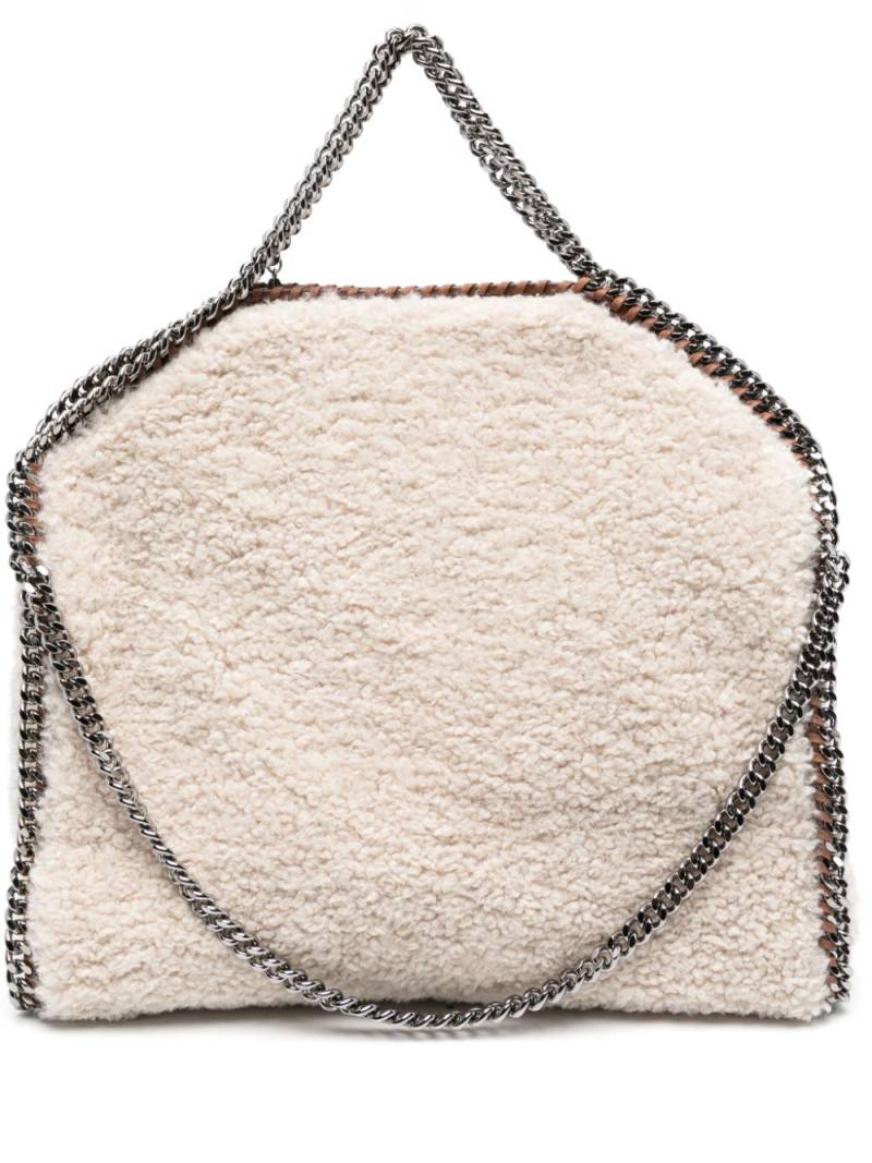 Stella McCartney faux-shearling tote bag - Neutrals von Stella McCartney