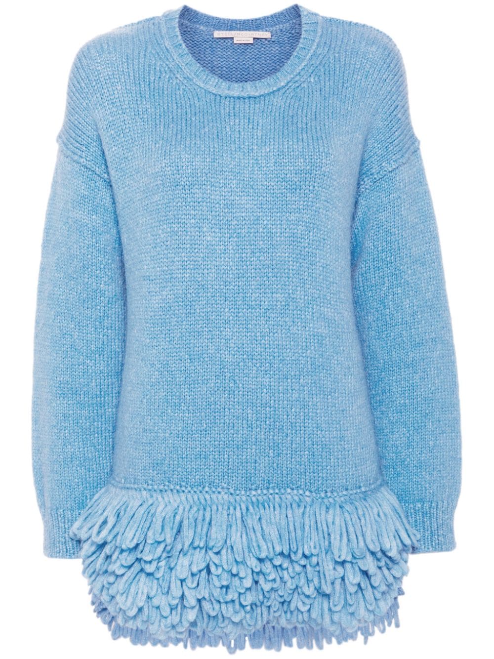 Stella McCartney fringed sweater - Blue von Stella McCartney