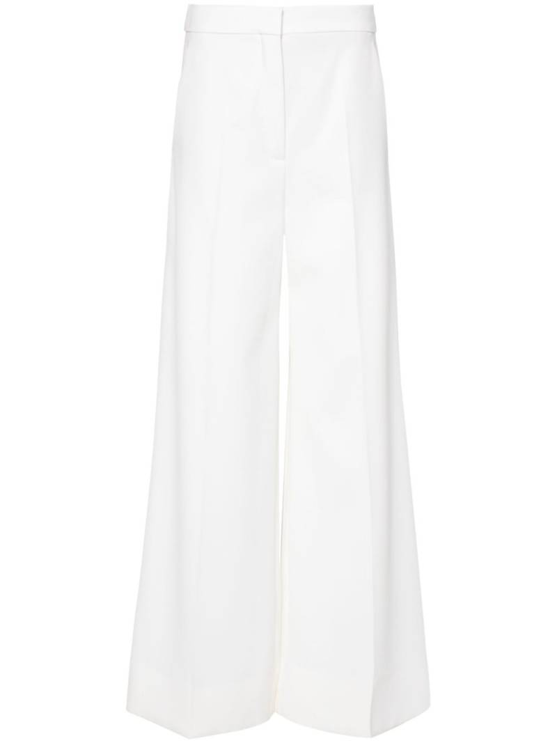 Stella McCartney high-rise wide-leg trousers - White von Stella McCartney