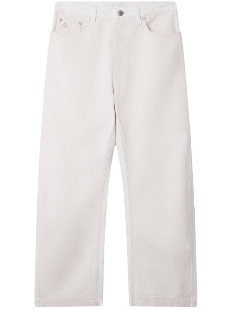 Stella McCartney high-waist cropped jeans - Neutrals von Stella McCartney