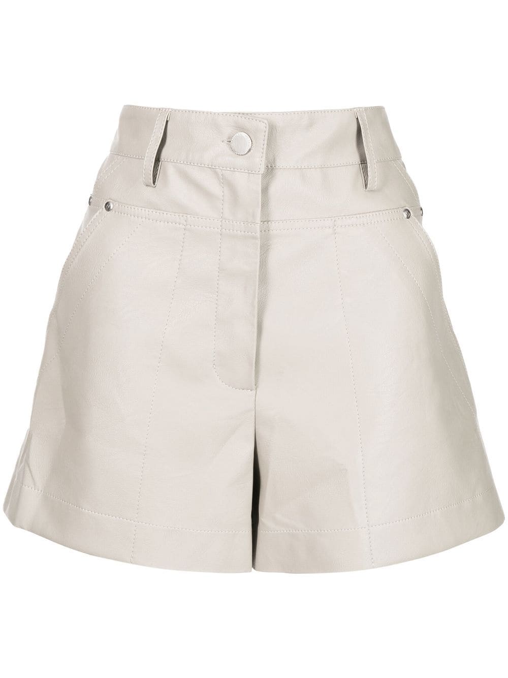 Stella McCartney high-waist shorts - Grey von Stella McCartney