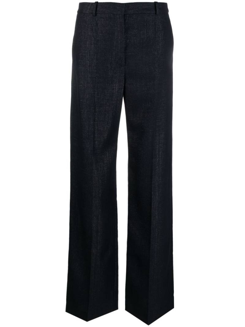 Stella McCartney high-waist straight trousers - Blue von Stella McCartney