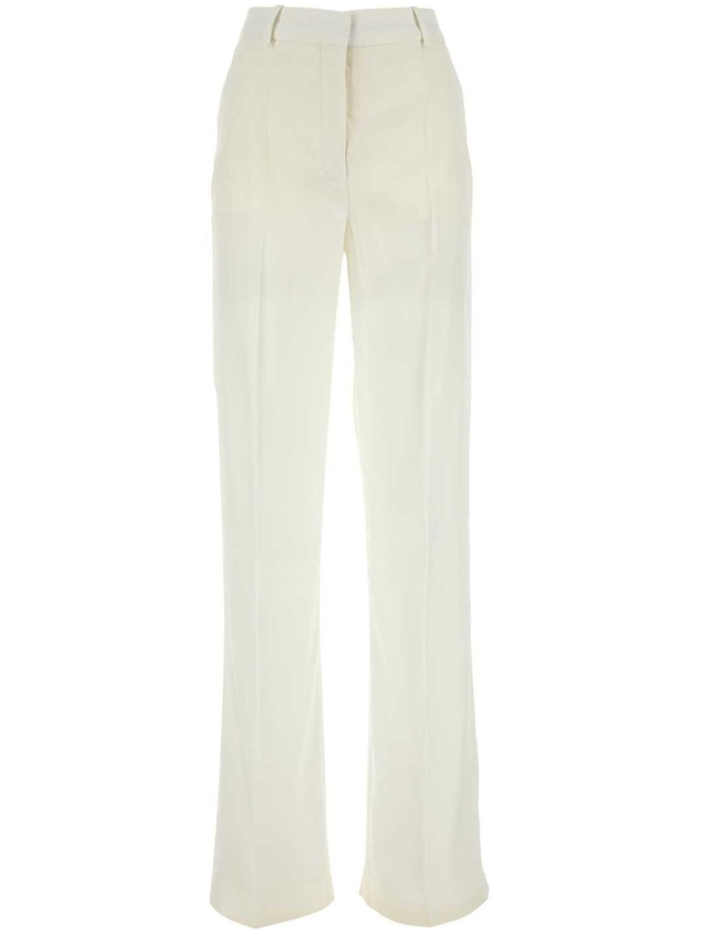 Stella McCartney high-waist wide-leg trousers - White von Stella McCartney