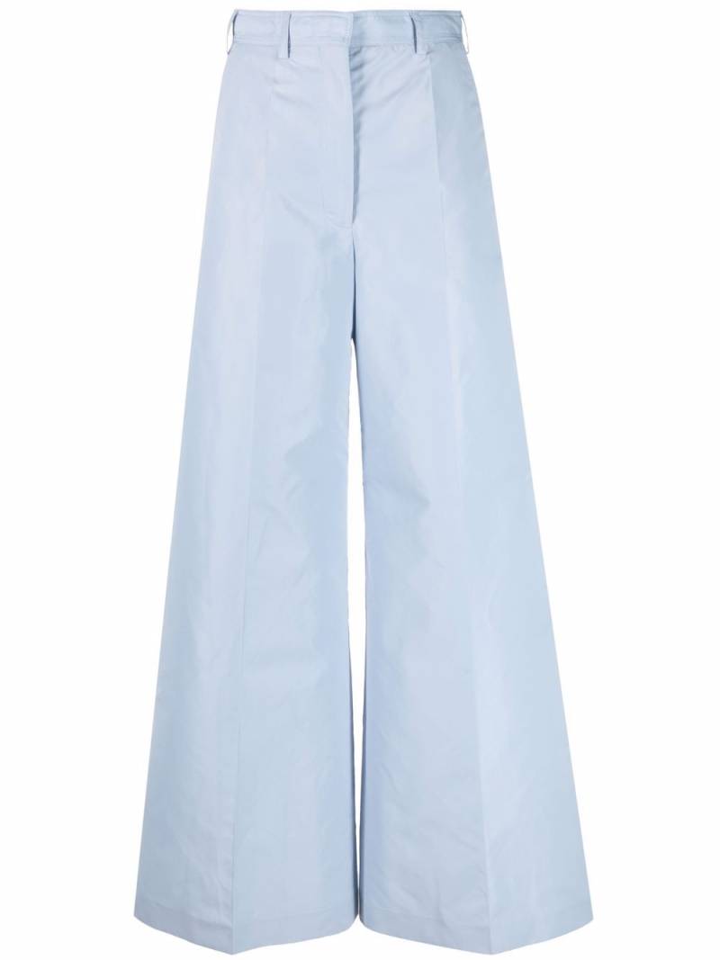 Stella McCartney high-waisted wide-leg trousers - Blue von Stella McCartney