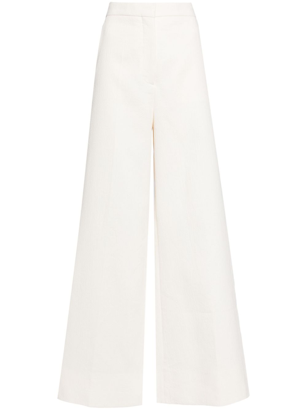 Stella McCartney high-waisted wide-leg trousers - White von Stella McCartney