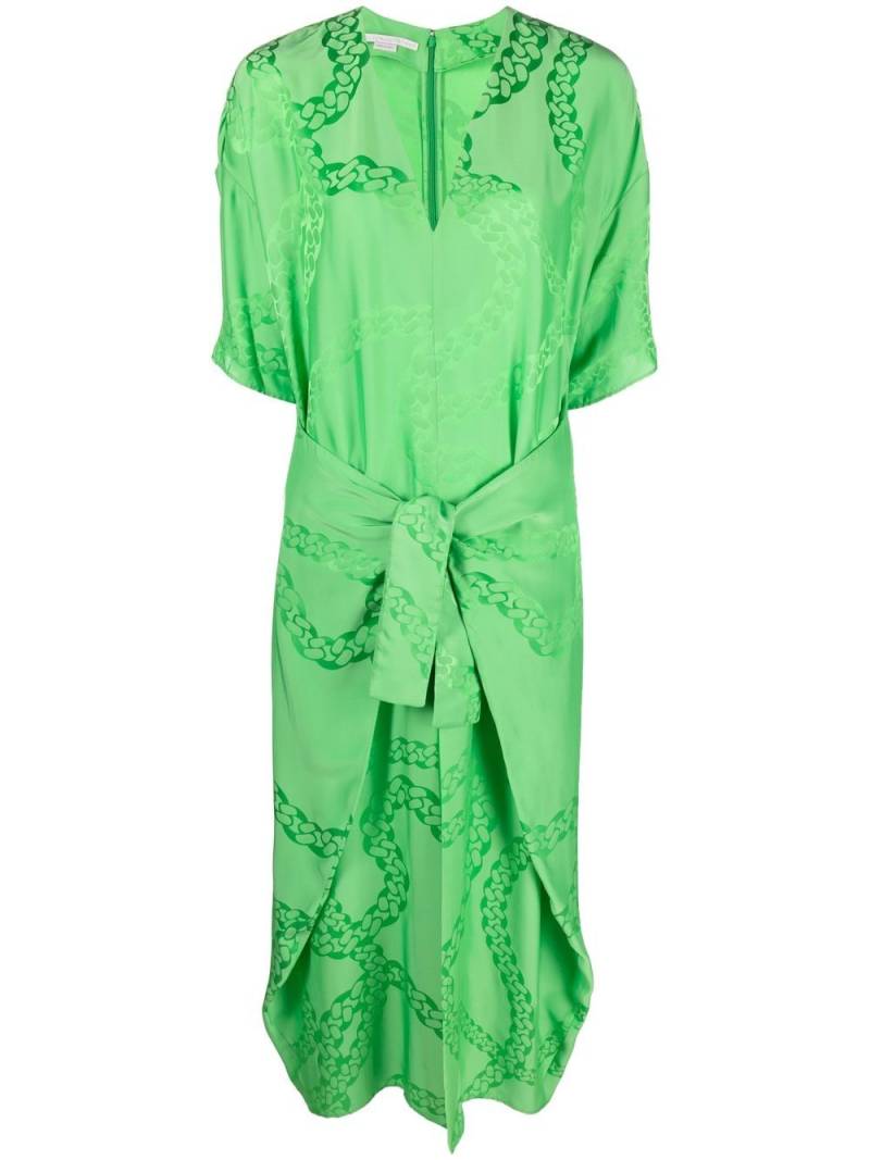 Stella McCartney jacquard maxi dres - Green von Stella McCartney