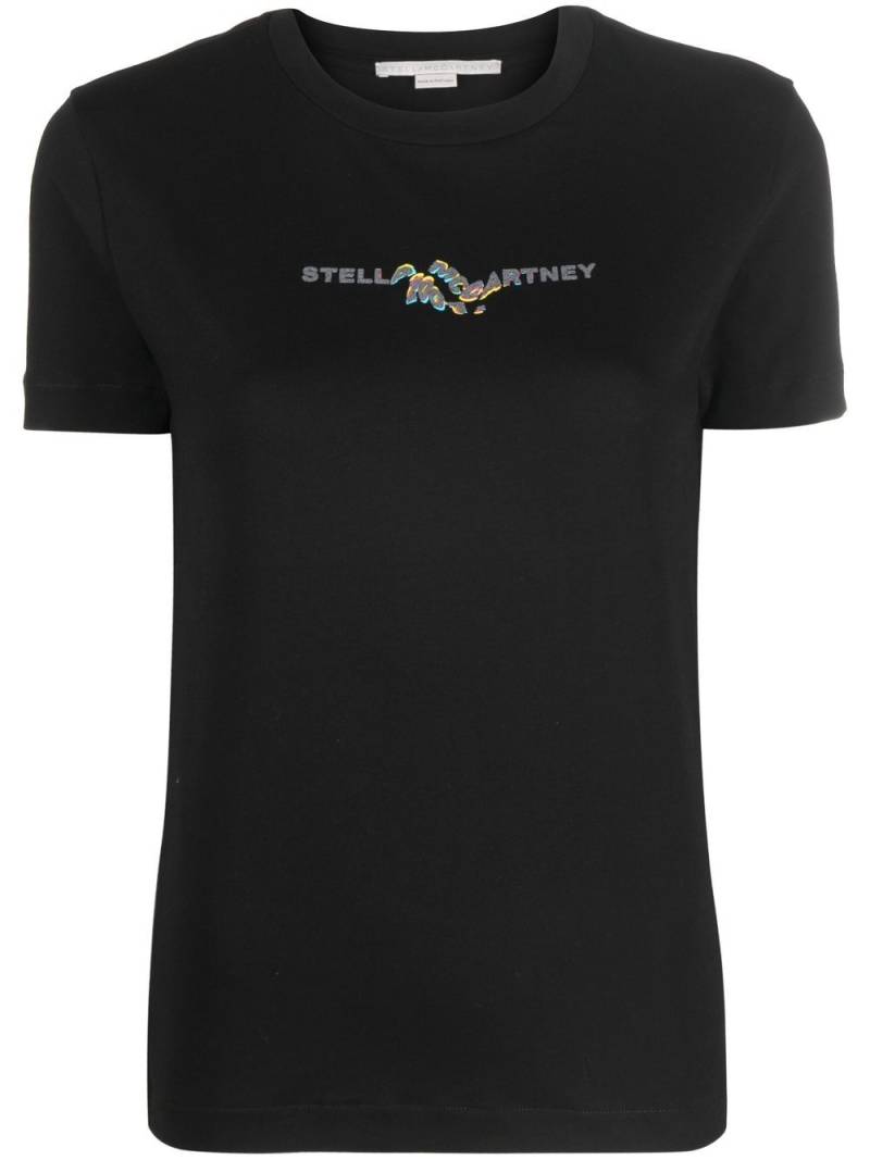 Stella McCartney logo-print cotton T-shirt - Black von Stella McCartney