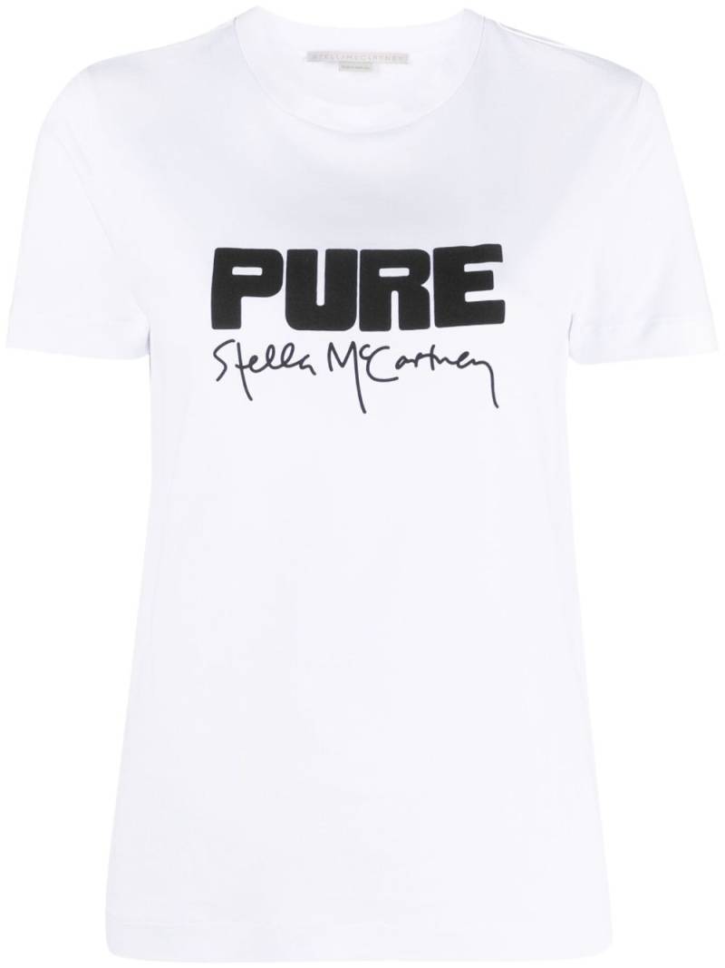 Stella McCartney logo-print cotton T-shirt - White von Stella McCartney