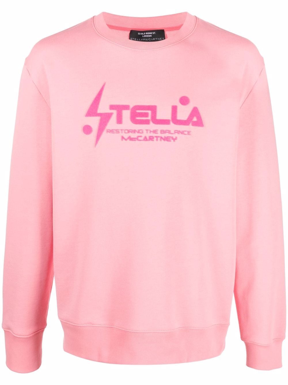 Stella McCartney logo print sweatshirt - Pink von Stella McCartney