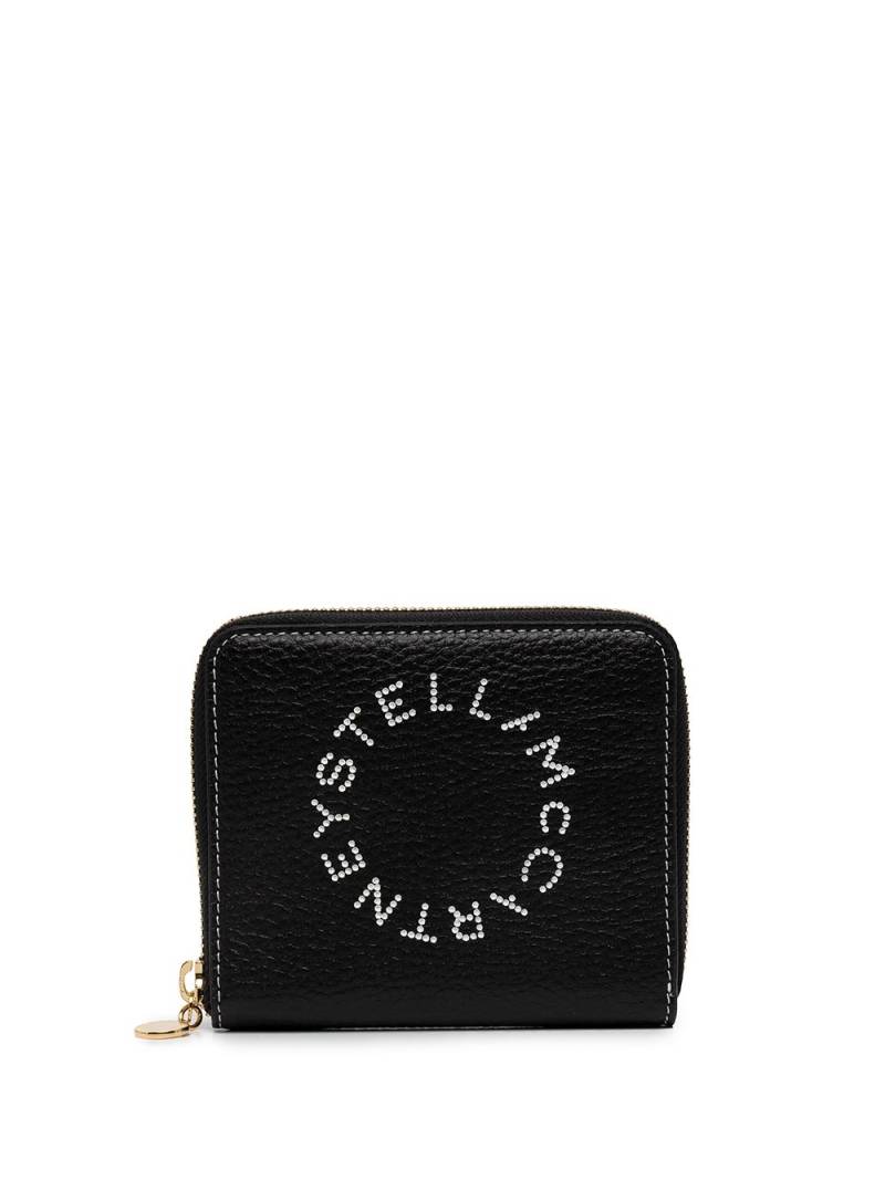 Stella McCartney logo-print zip-around wallet - Black von Stella McCartney