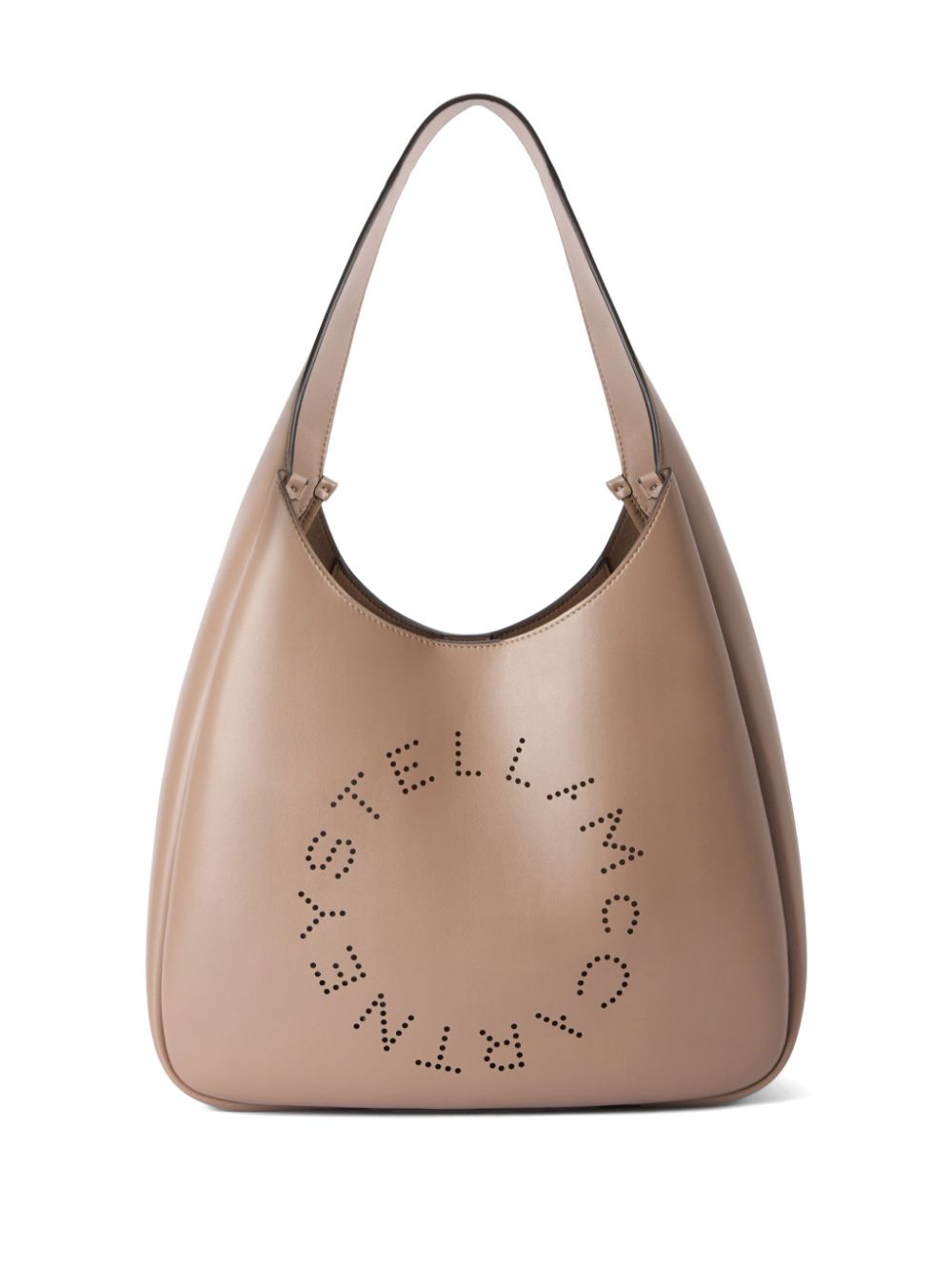 Stella McCartney logo slouchy shoulder bag - Brown von Stella McCartney