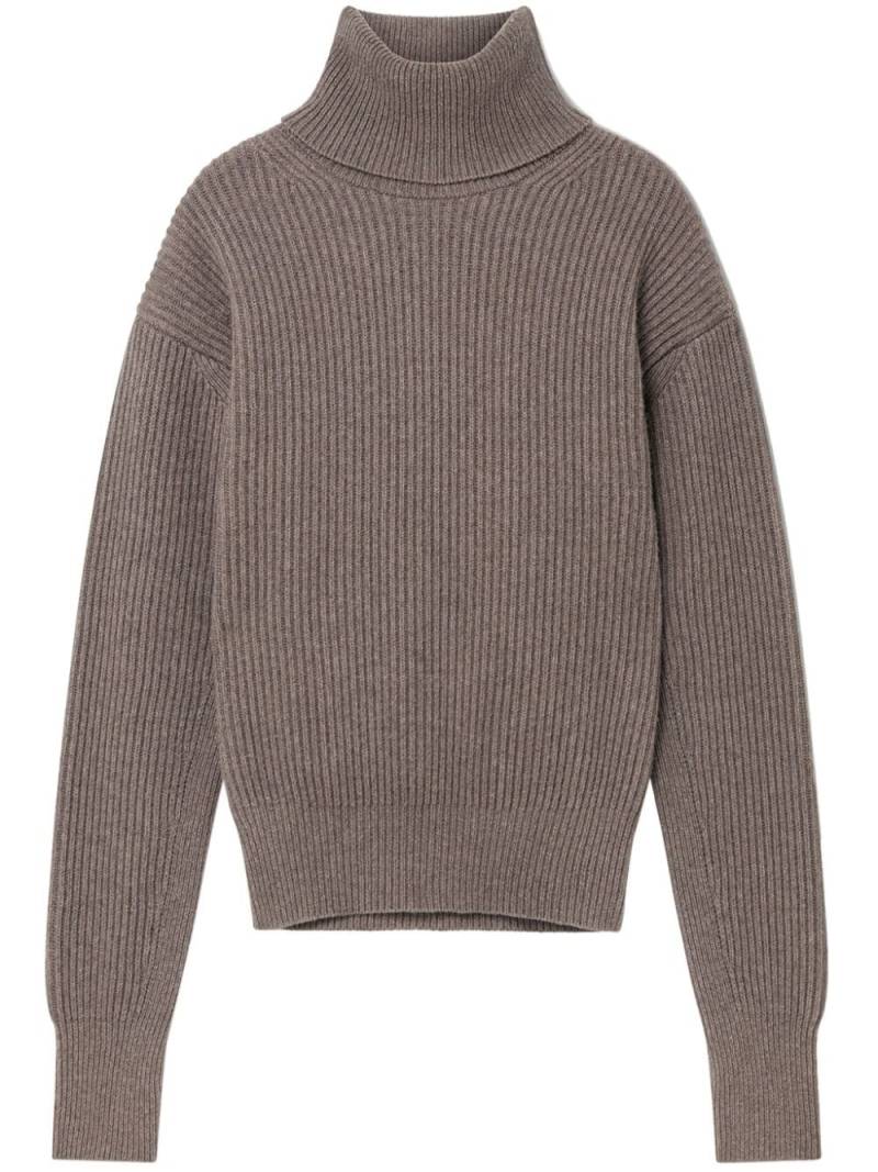 Stella McCartney long-sleeve turtleneck jumper - Brown von Stella McCartney