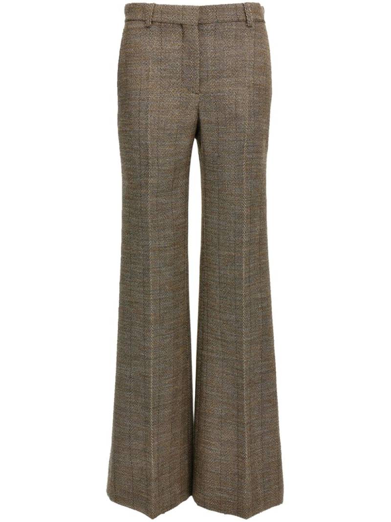 Stella McCartney low-rise bootcut trousers - Brown von Stella McCartney