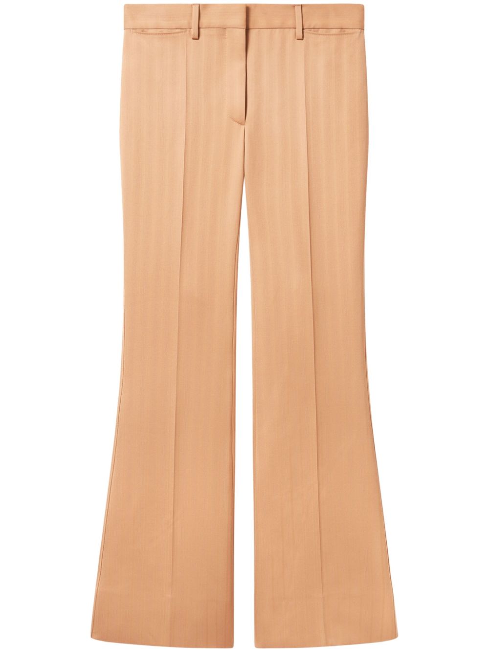 Stella McCartney low-rise striped trousers - Brown von Stella McCartney