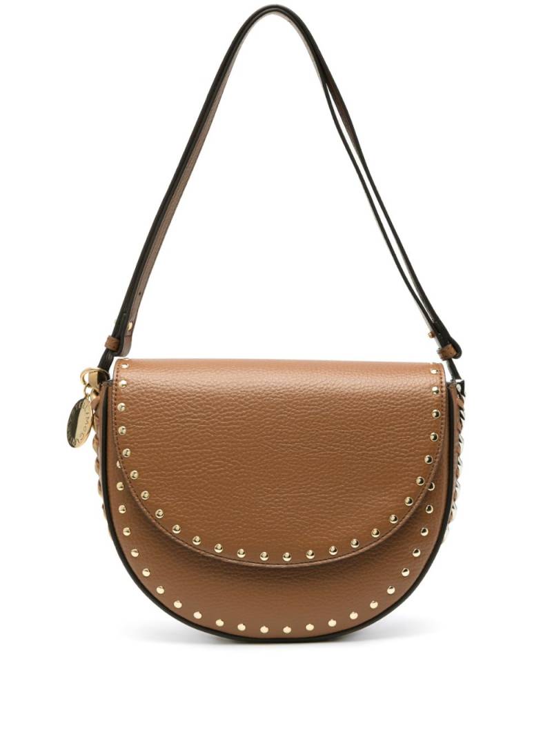 Stella McCartney medium Frayme studded shoulder bag - Brown von Stella McCartney