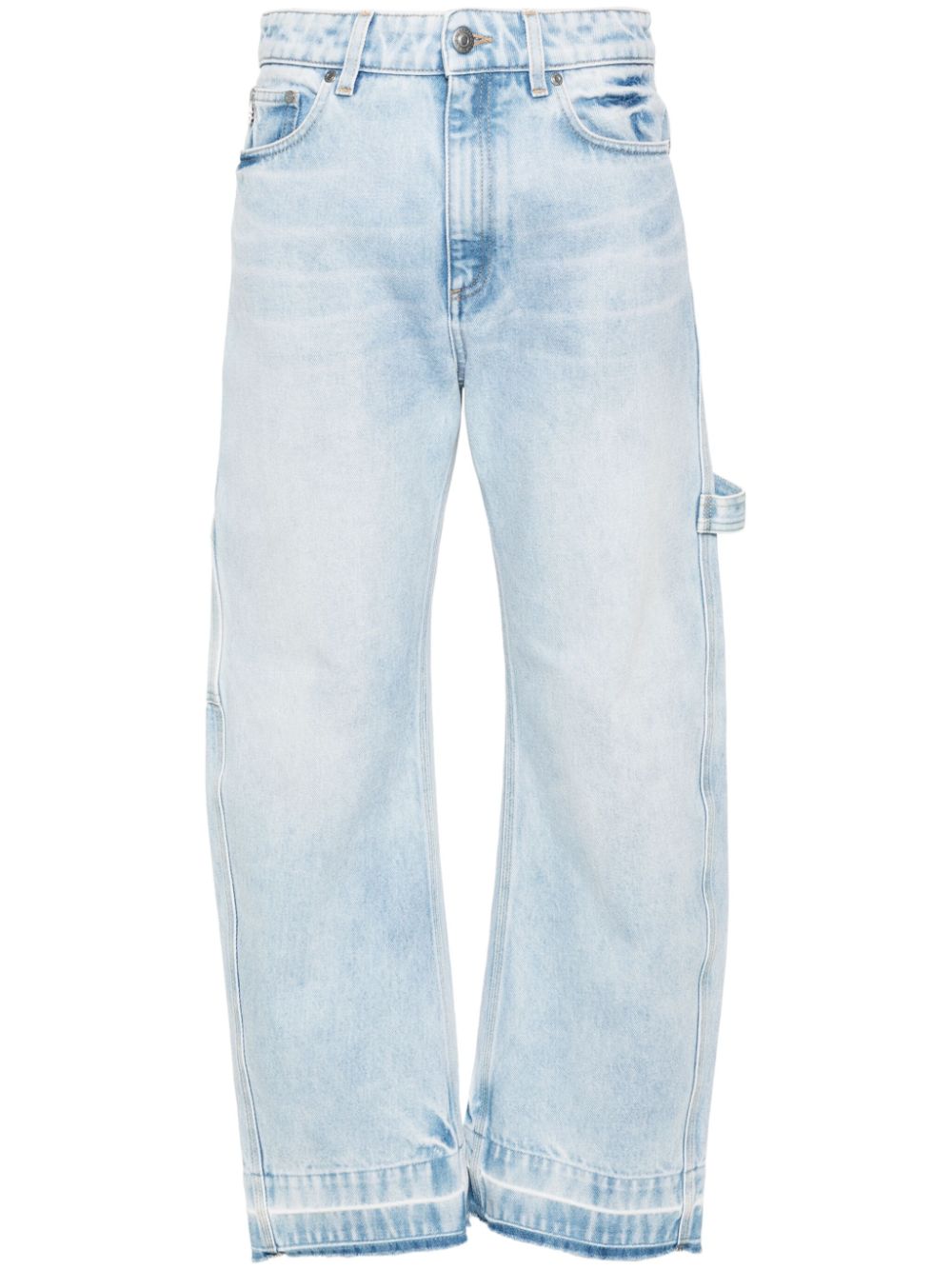 Stella McCartney mid-rise tapered-leg jeans - Blue von Stella McCartney