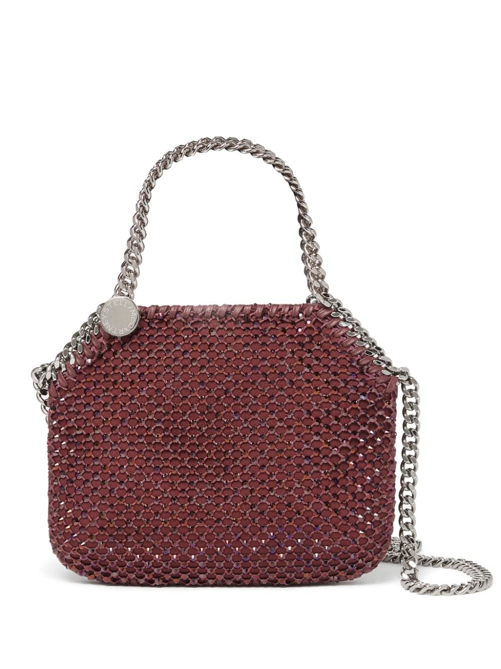 Stella McCartney mini Falabella crystal-mesh tote bag - Red von Stella McCartney