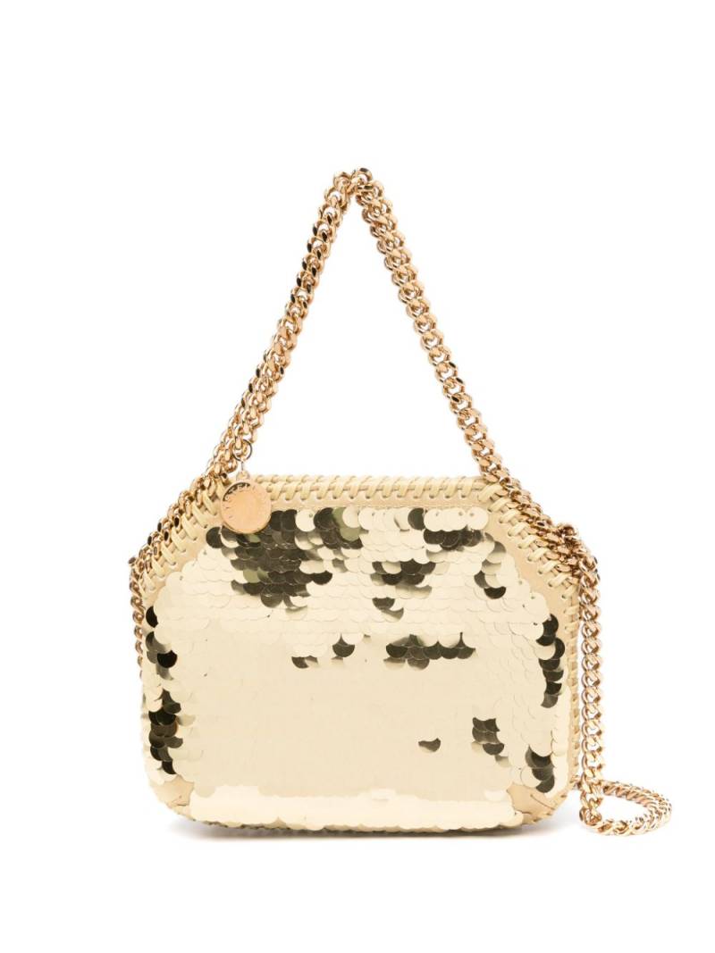 Stella McCartney mini Falabella sequin-embellished bag - Yellow von Stella McCartney