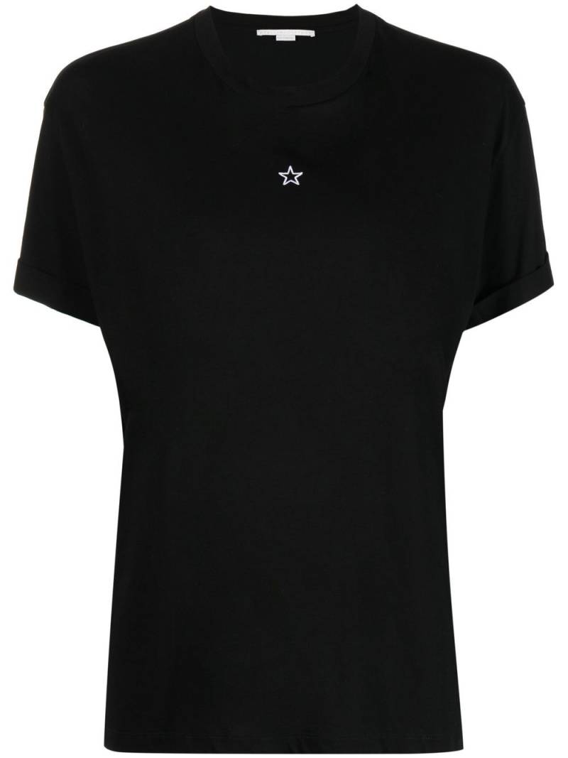 Stella McCartney Embroidered mini star T-shirt - Black von Stella McCartney