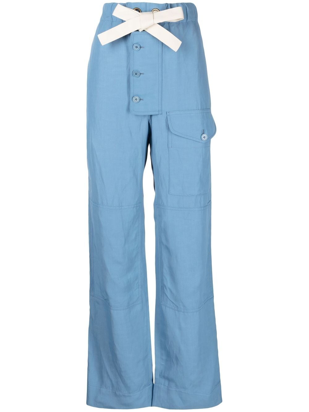Stella McCartney multi-pocket trousers - Blue von Stella McCartney
