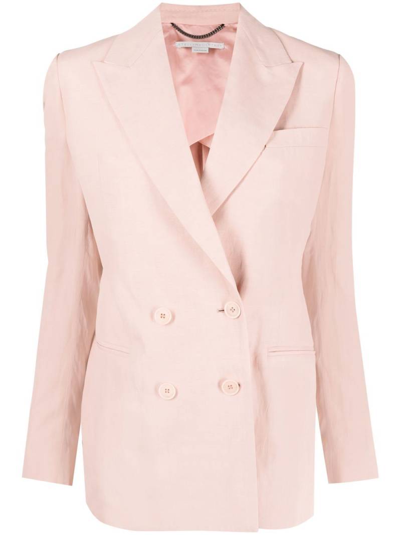 Stella McCartney peak-lapels double-breasted blazer - Pink von Stella McCartney