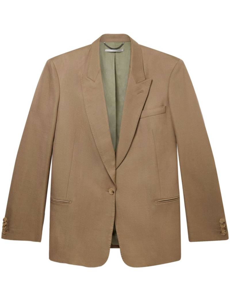 Stella McCartney peak-lapels single-breasted blazer - Neutrals von Stella McCartney