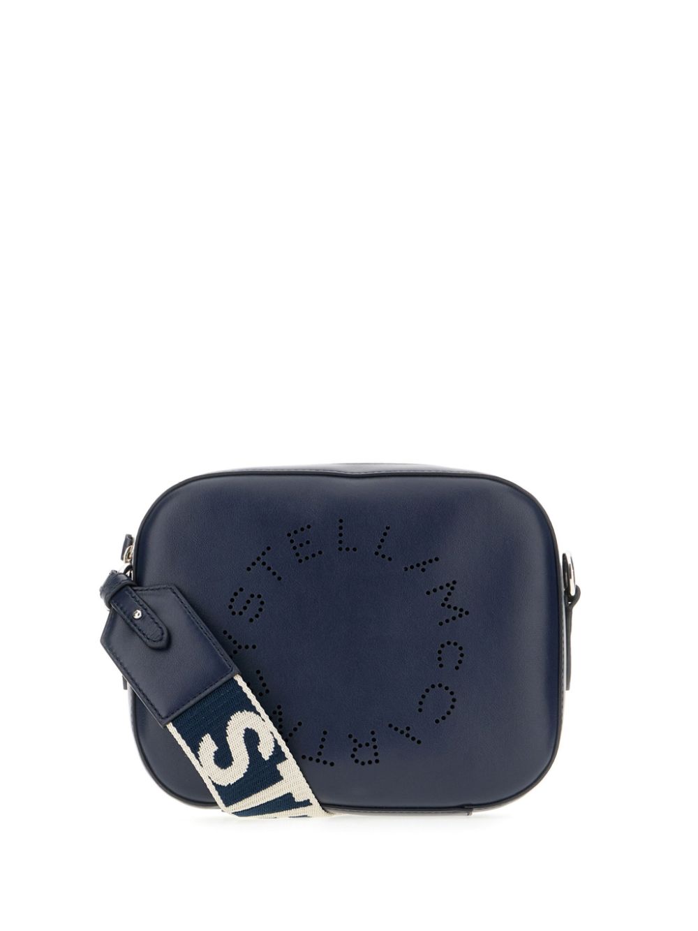 Stella McCartney perforated-logo cross body bag - Blue von Stella McCartney