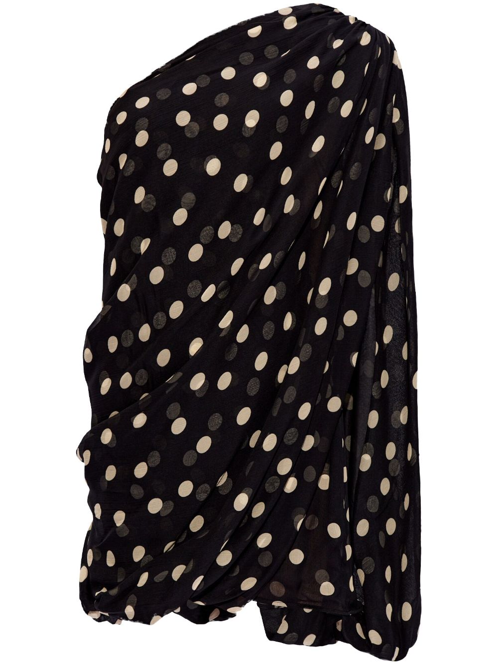 Stella McCartney polka dot-print silk minidress - Black von Stella McCartney