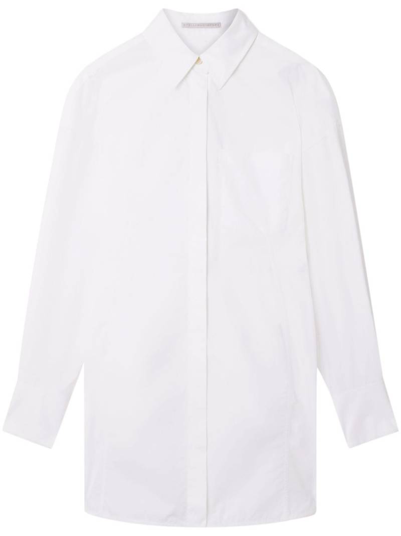 Stella McCartney poplin shirt minidress - White von Stella McCartney