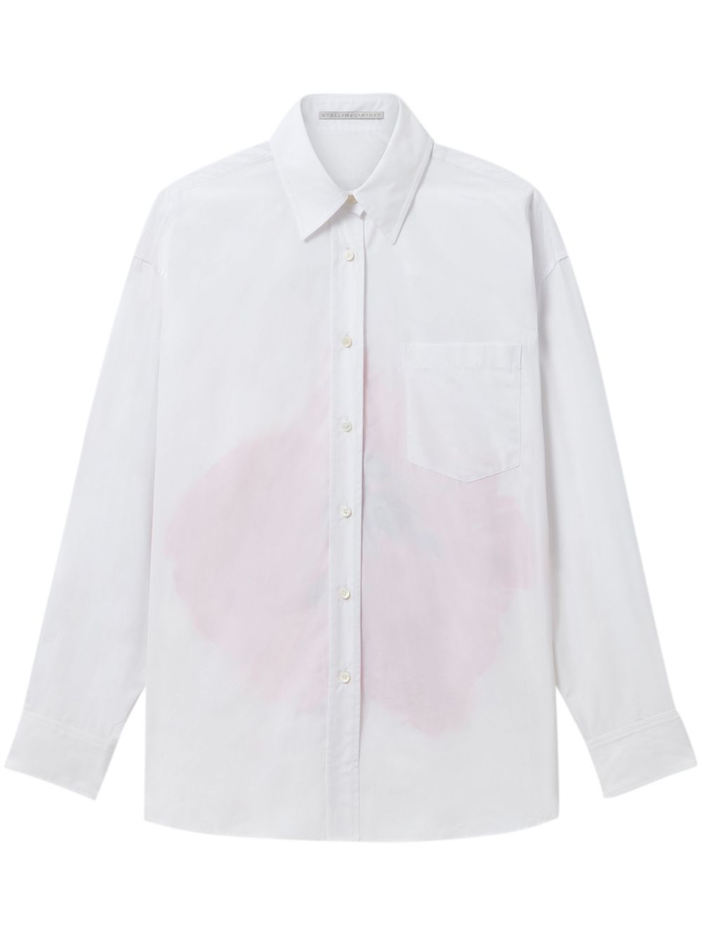 Stella McCartney poppy-print shirt - White von Stella McCartney