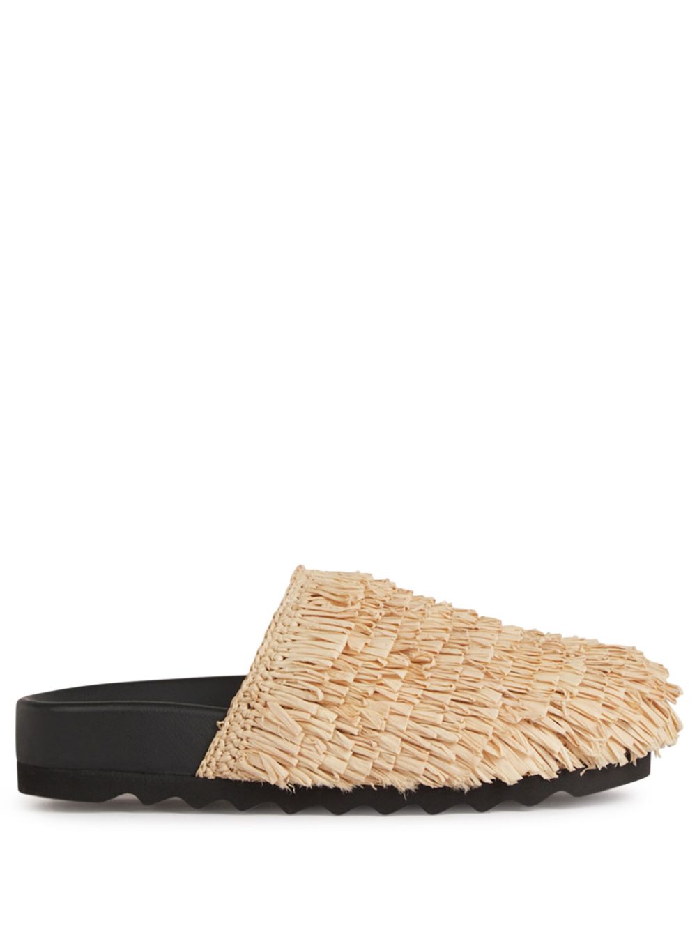 Stella McCartney raffia mules - Neutrals von Stella McCartney