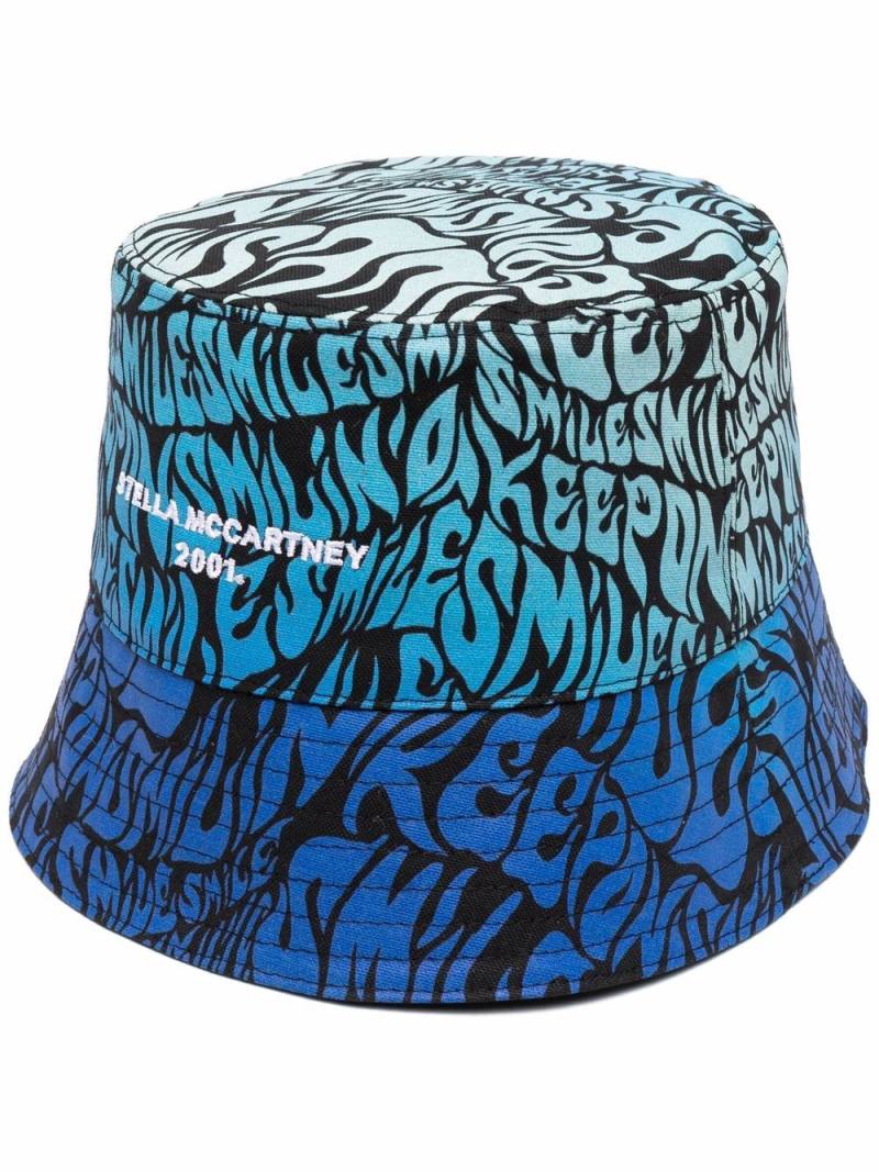 Stella McCartney reversible bucket hat - Blue von Stella McCartney