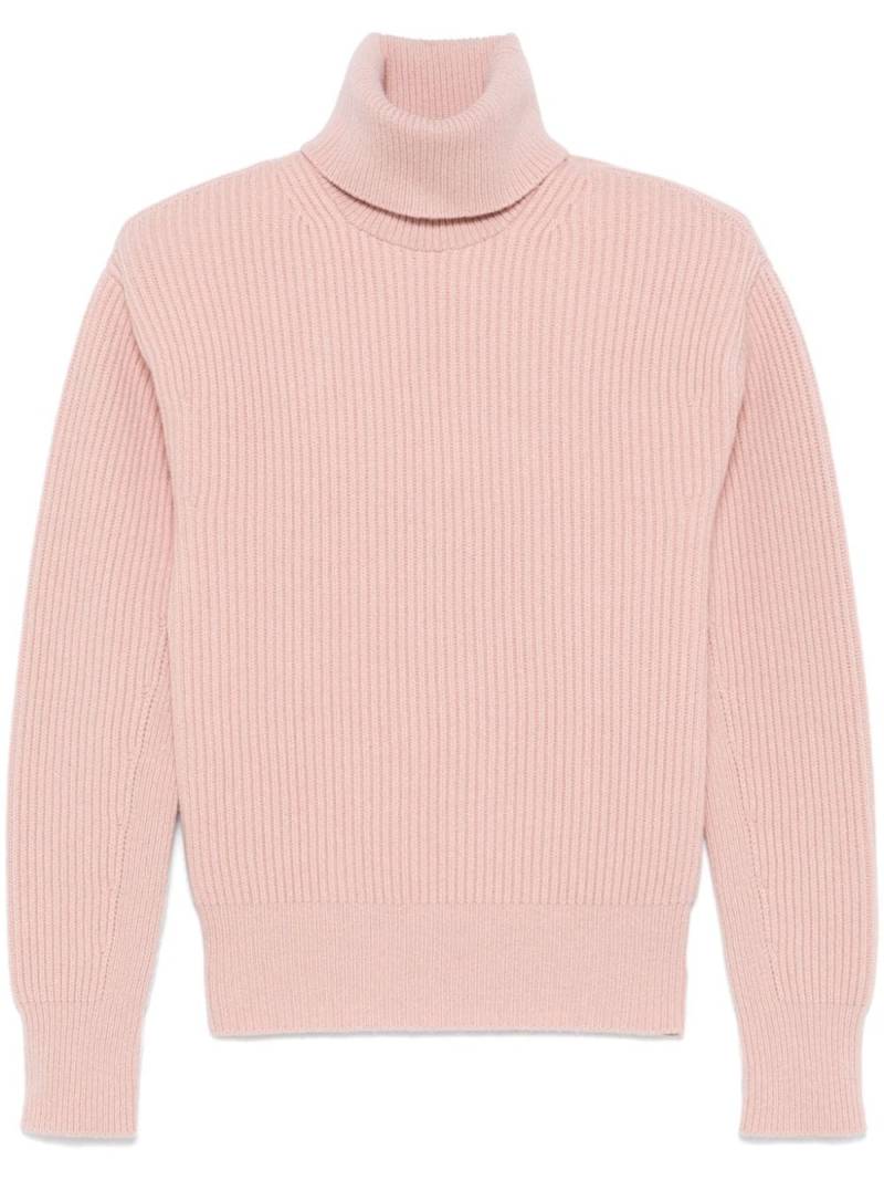 Stella McCartney ribbed turtleneck sweater - Pink von Stella McCartney