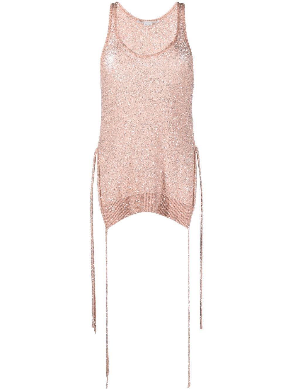 Stella McCartney sequin-embellished tank top - Pink von Stella McCartney