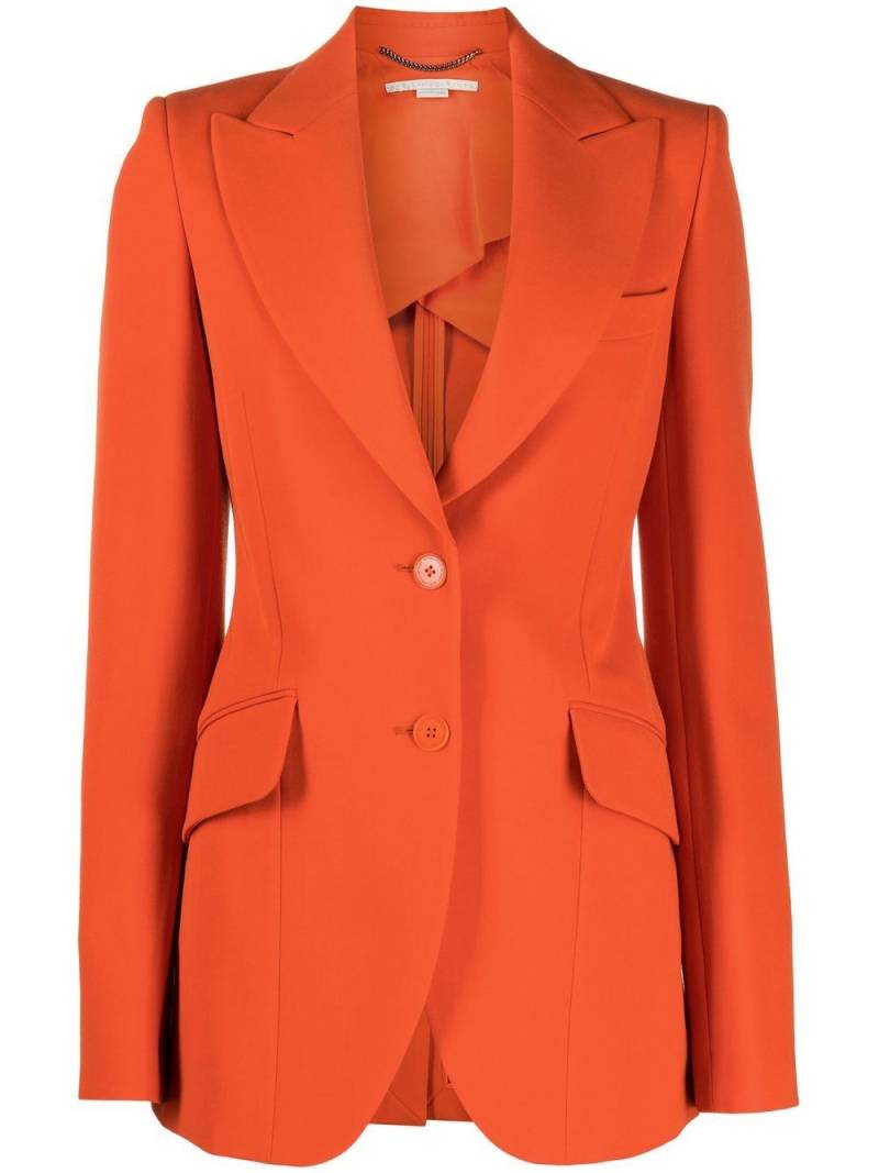 Stella McCartney single-breasted tailored blazer - Orange von Stella McCartney