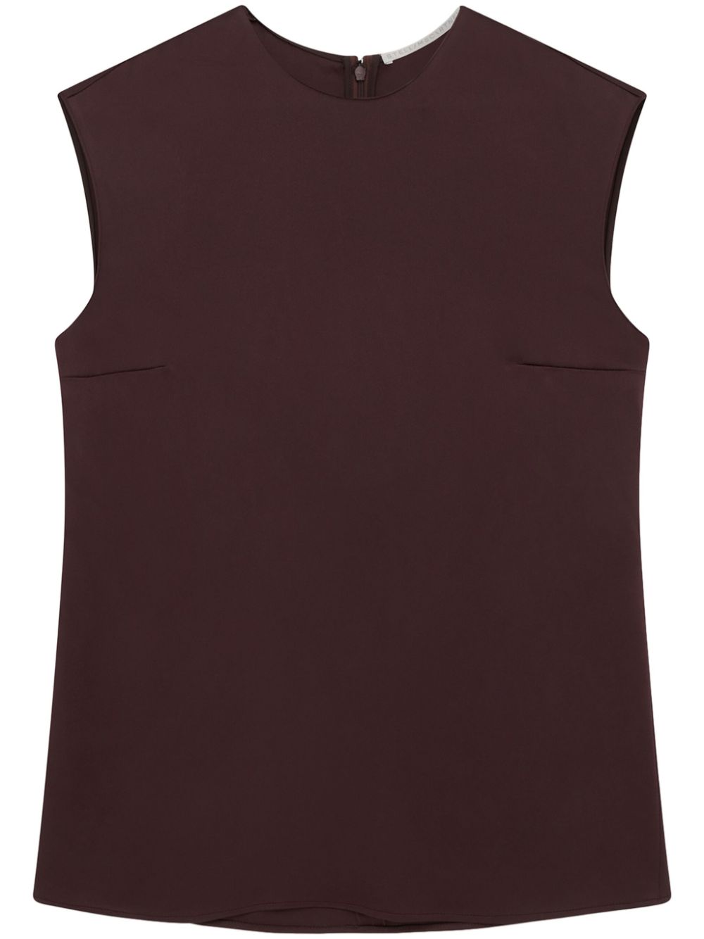 Stella McCartney sleeveless acetate top - Brown von Stella McCartney