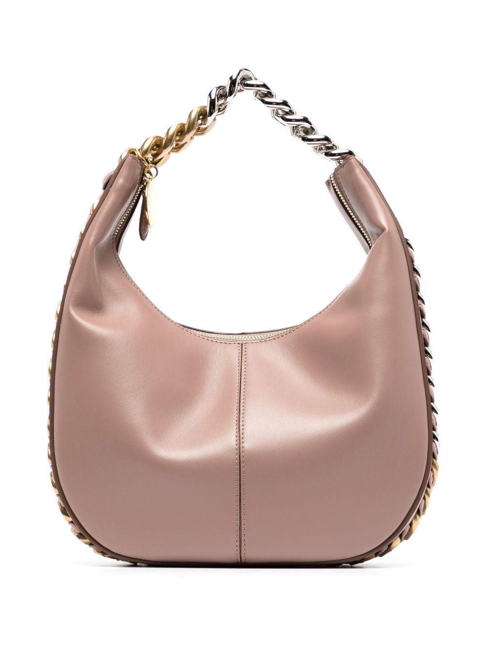 Stella McCartney small Frayme zipped shoulder bag - Neutrals von Stella McCartney