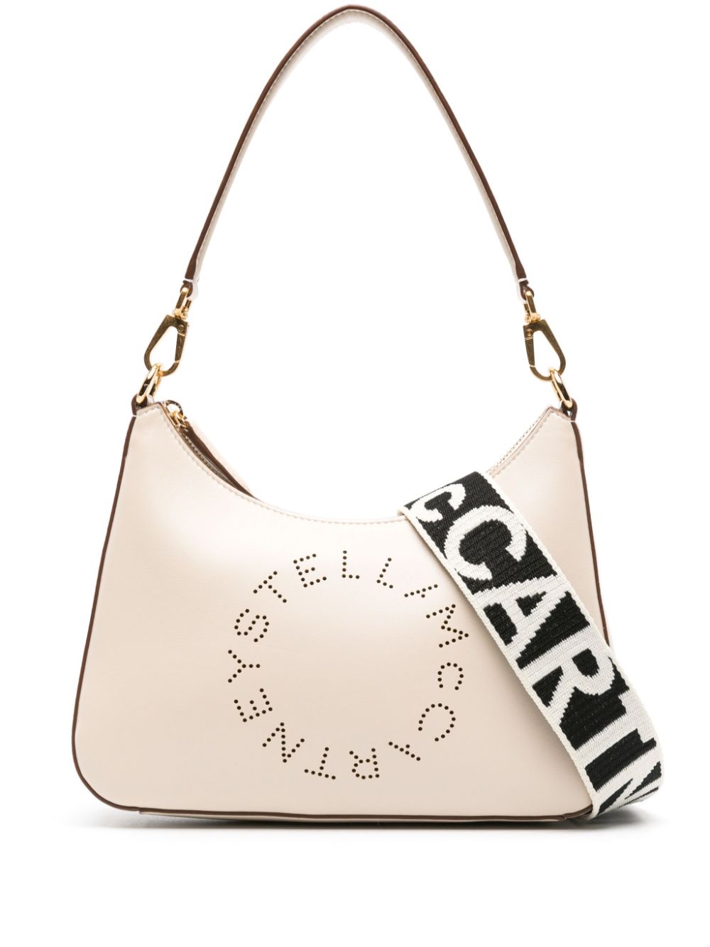 Stella McCartney small Logo shoulder bag - Neutrals von Stella McCartney