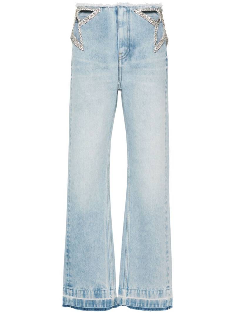 Stella McCartney star cut-out jeans - Blue von Stella McCartney