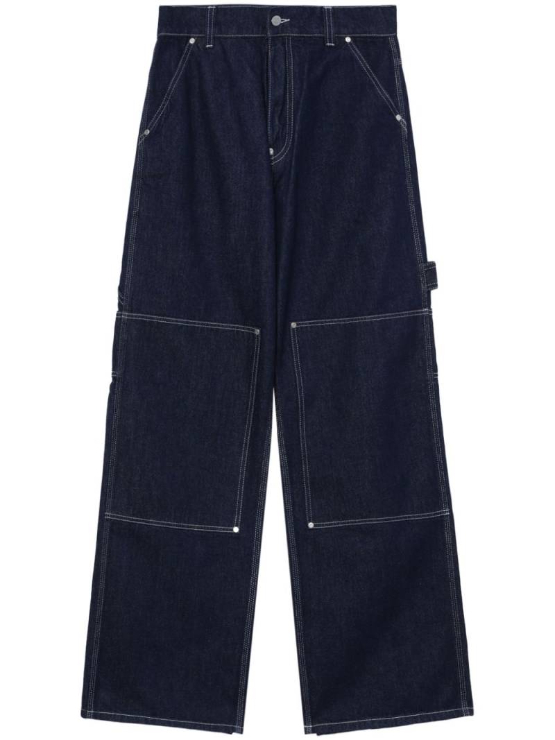 Stella McCartney straight-leg cargo jeans - Blue von Stella McCartney