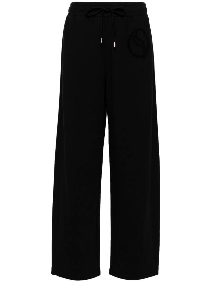 Stella McCartney straight-leg cotton trousers - Black von Stella McCartney