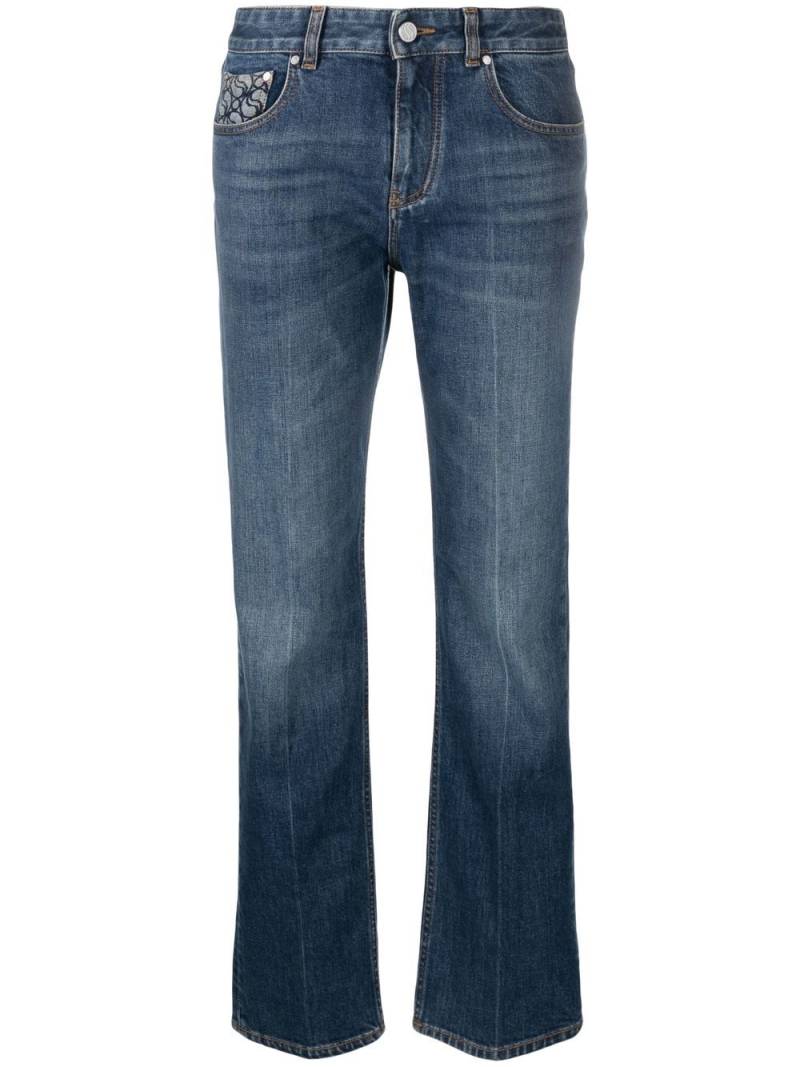 Stella McCartney straight-leg denim jeans - Blue von Stella McCartney